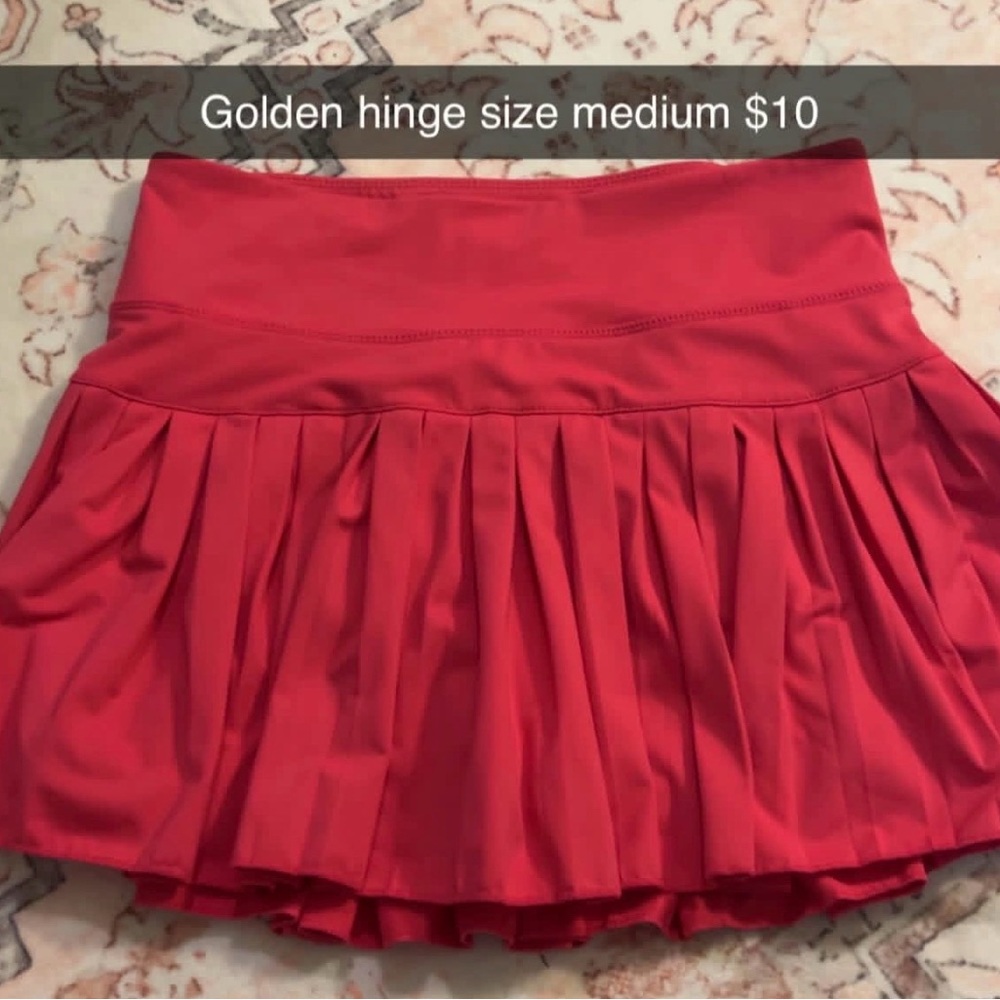 Gold Hinge Women's Hot Pink Skirt